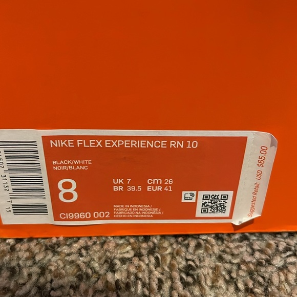 Nike flex run 10 shoes size 8 NWT - Picture 7 of 8